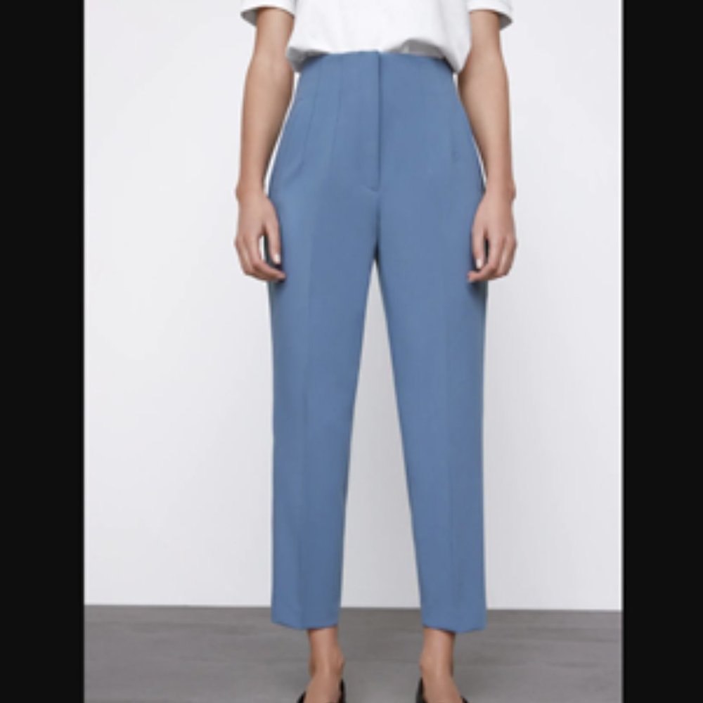 Zara High-Waisted Ankle Pants